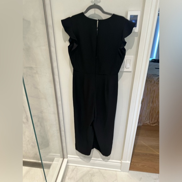 Black Crepe Jumpsuit - Picture 3 of 5
